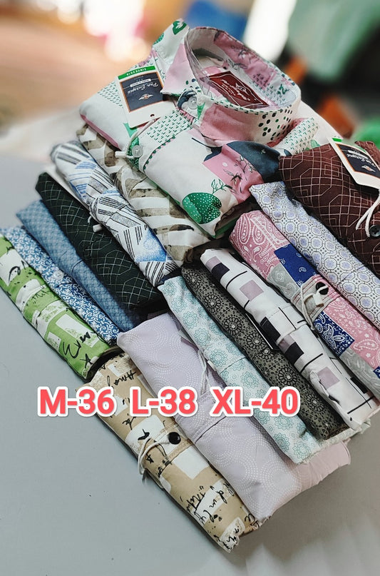 (Combo of 4) RB Trending Design Cotton Printed  Shirts Rs. 999
