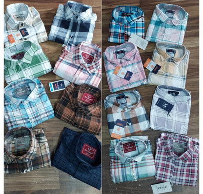 (Combo of 4)RB Laffer Cotton Checked Shirts Rs. 999