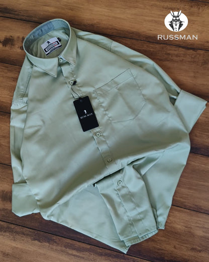 (Combo of 3)Russman Satin Silk Shirt Men's Regular Fit Rs. 999