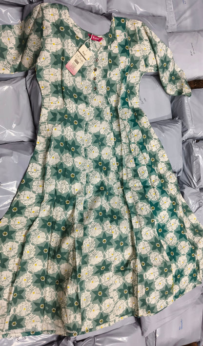 Pack of 2 Kajal Umbrella PureCotton Kurthi TOP Only Rs. 950