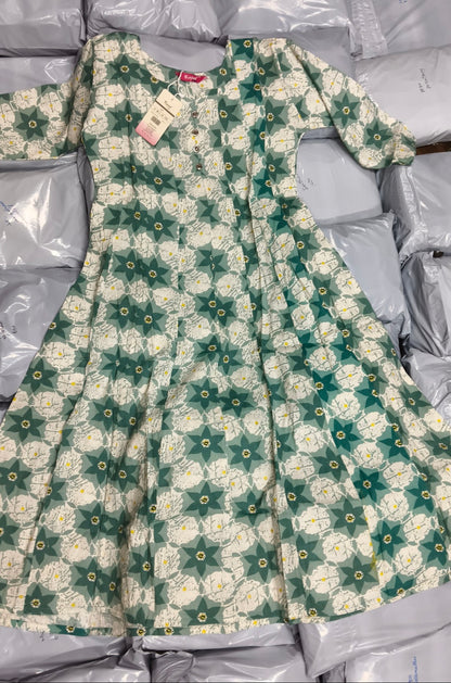 Pack of 2 Kajal Umbrella PureCotton Kurthi TOP Only Rs. 950