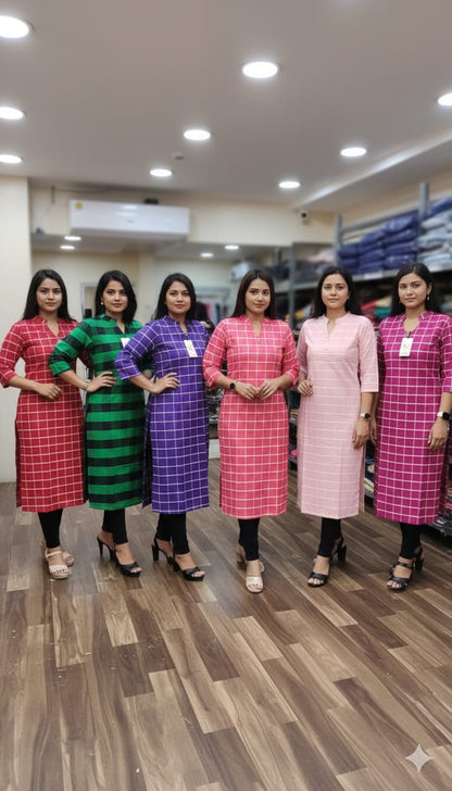 Pack of 4 Kajal Women A-line Design Kurthi TOP Only  Rs. 1000