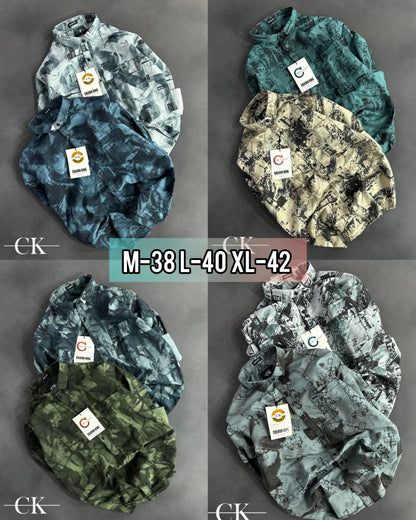 (Combo of 4)CK Laffer Cotton Digital Printed Shirt Rs. 1000