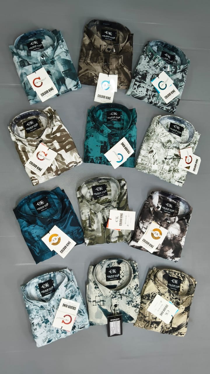 (Combo of 4)CK Laffer Cotton Digital Printed Shirt Rs. 1000