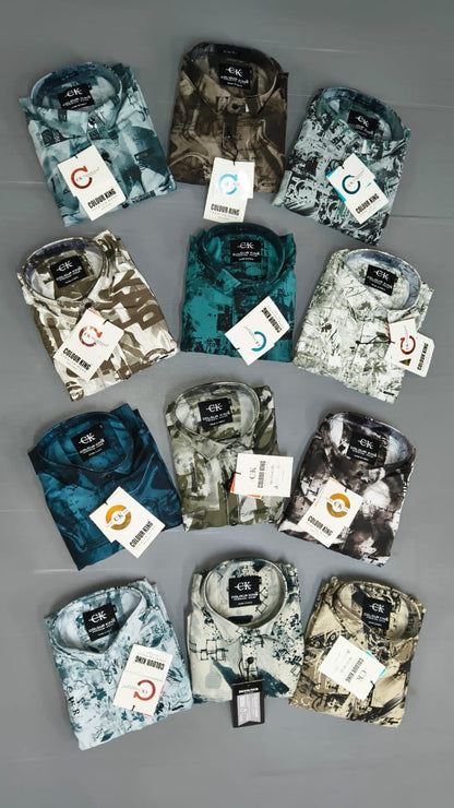 (Combo of 4)CK Laffer Cotton Digital Printed Shirt Rs. 1000