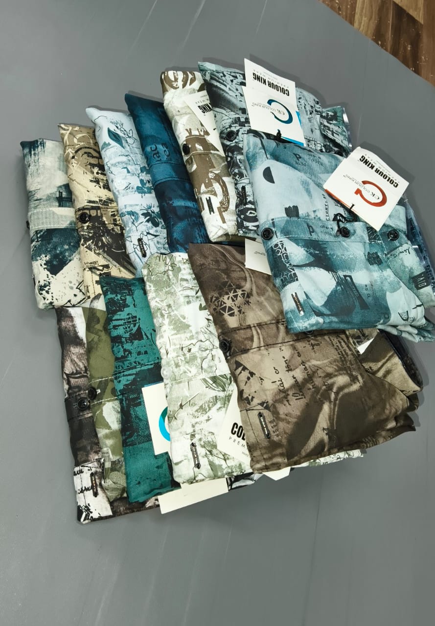 (Combo of 4)CK Laffer Cotton Digital Printed Shirt Rs. 1000