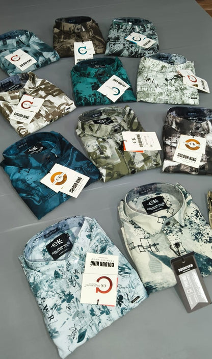 (Combo of 4)CK Laffer Cotton Digital Printed Shirt Rs. 1000
