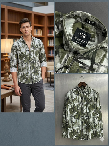 (Combo of 4)CK Laffer Cotton Digital Printed Shirt Rs. 1000