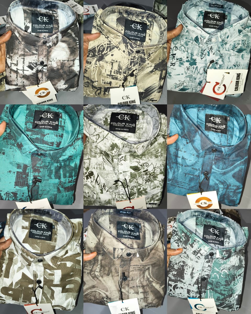 (Combo of 4)CK Laffer Cotton Digital Printed Shirt Rs. 1000