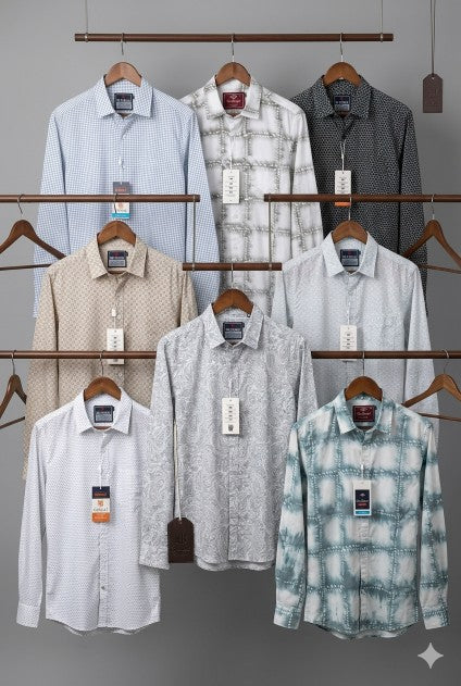 (Combo of 4) 2XL RB  Laffer Cotton Printed Shirts Rs. 1020