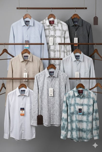 (Combo of 4) 2XL RB  Laffer Cotton Printed Shirts Rs. 1020