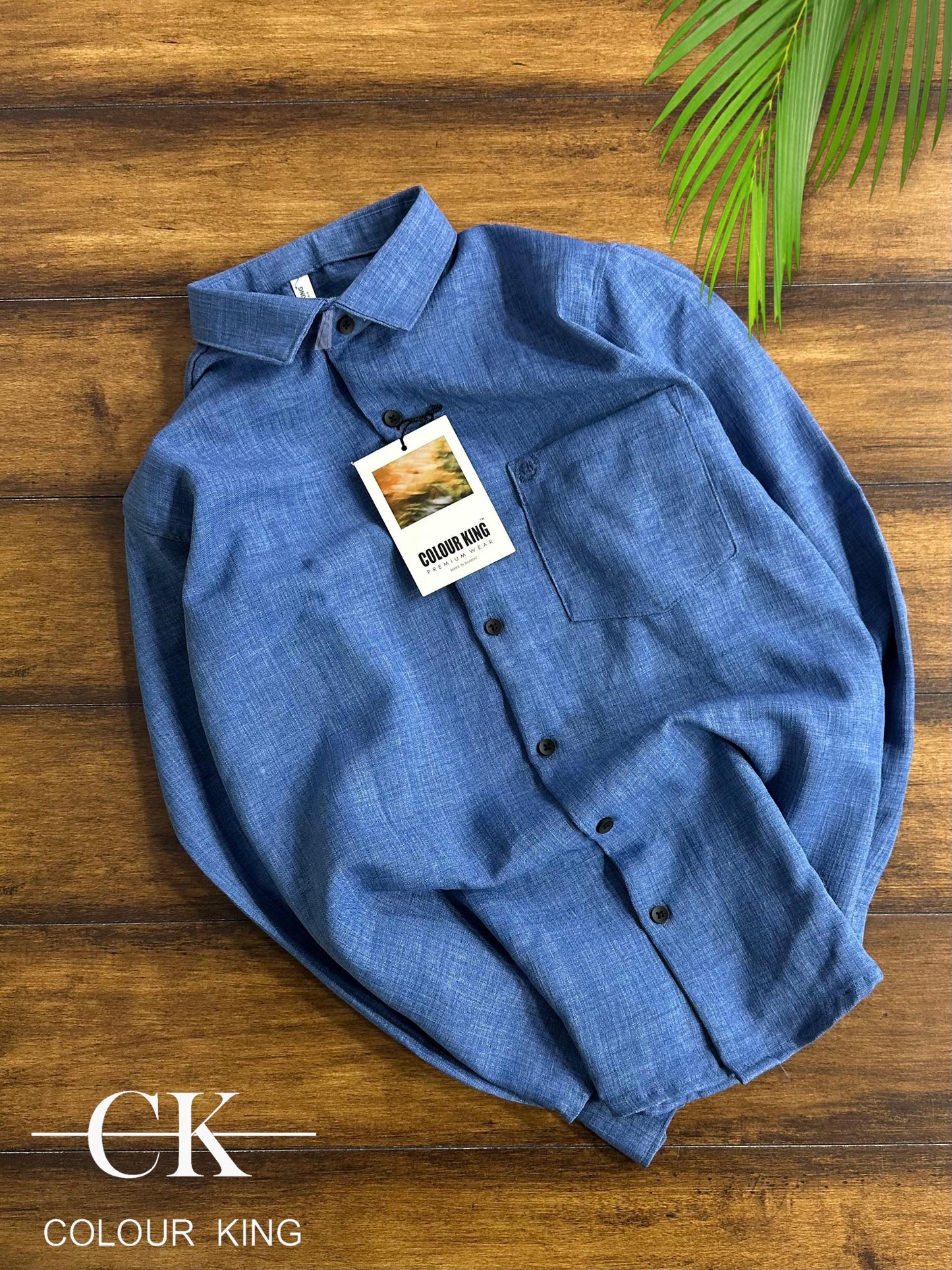 (Combo of 3) CK Linen Korean Fancy Plain Shirt Rs.1100