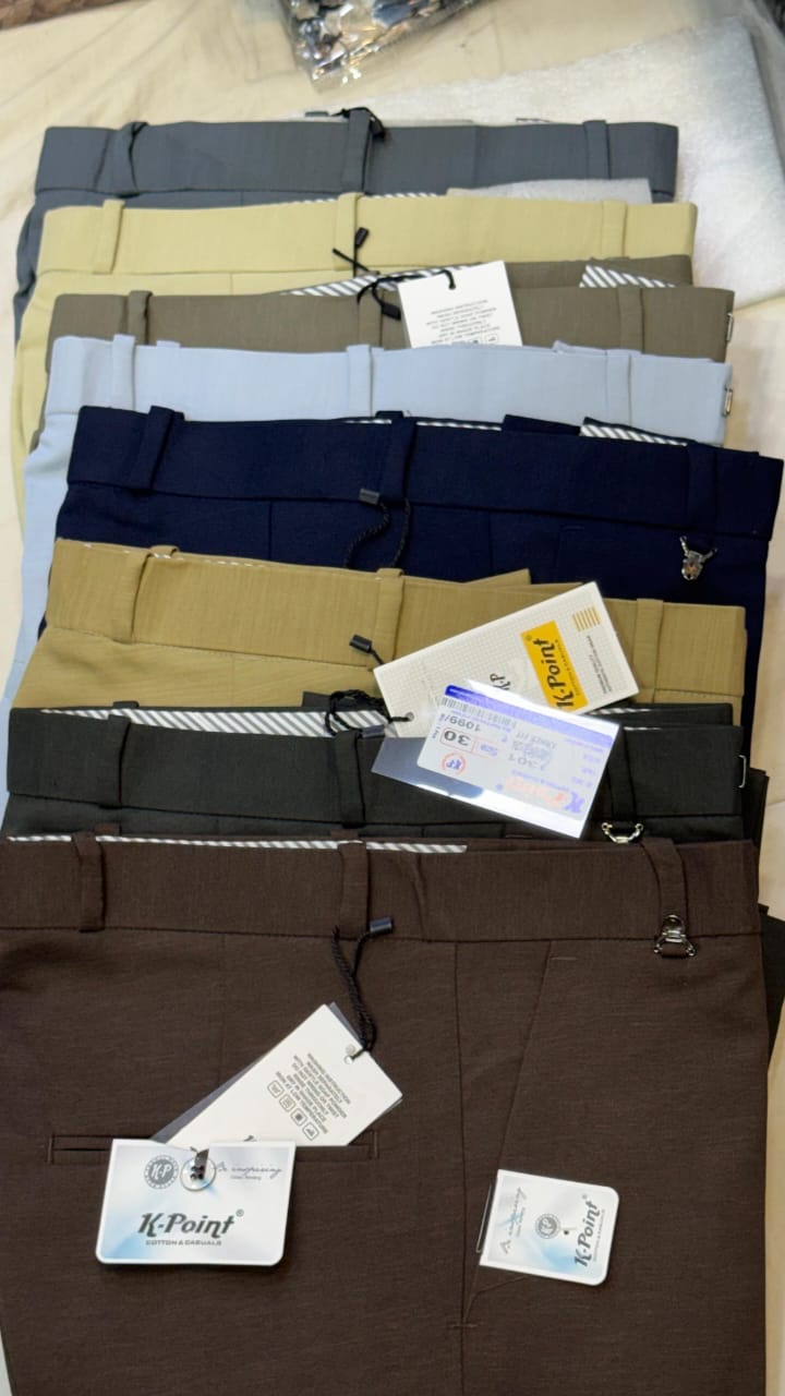 (Combo of 2) KPoint R20 Cotton Lycra Men's Regular Pant Rs. 999