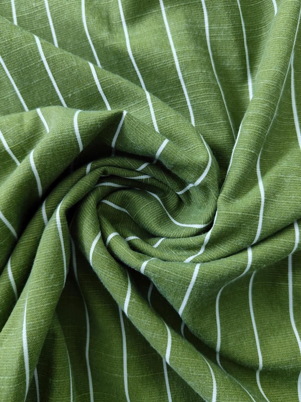 (Combo of 3) Viscose Slob Premium RM Cotton Linen Stripes Shirt Rs. 1200