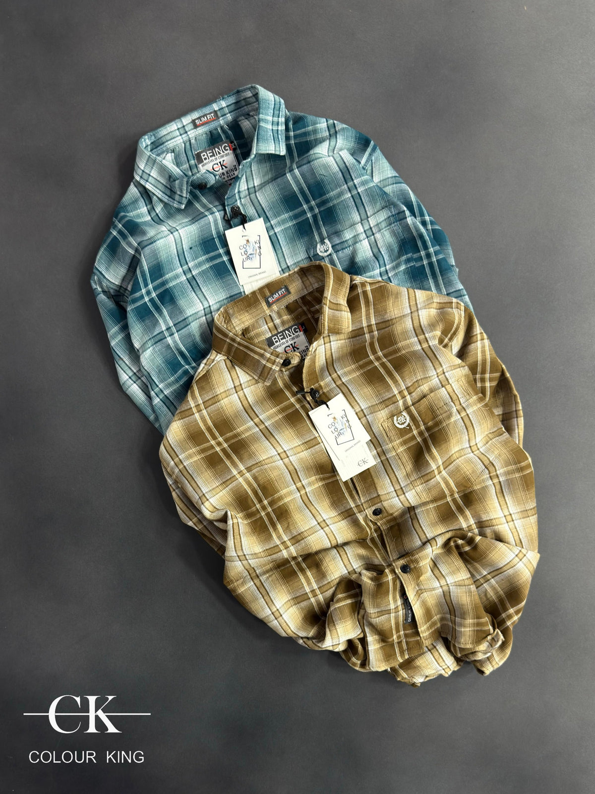 (Combo of 3) CK Mild Premium Twill Cotton Checked Shirt Rs. 1150