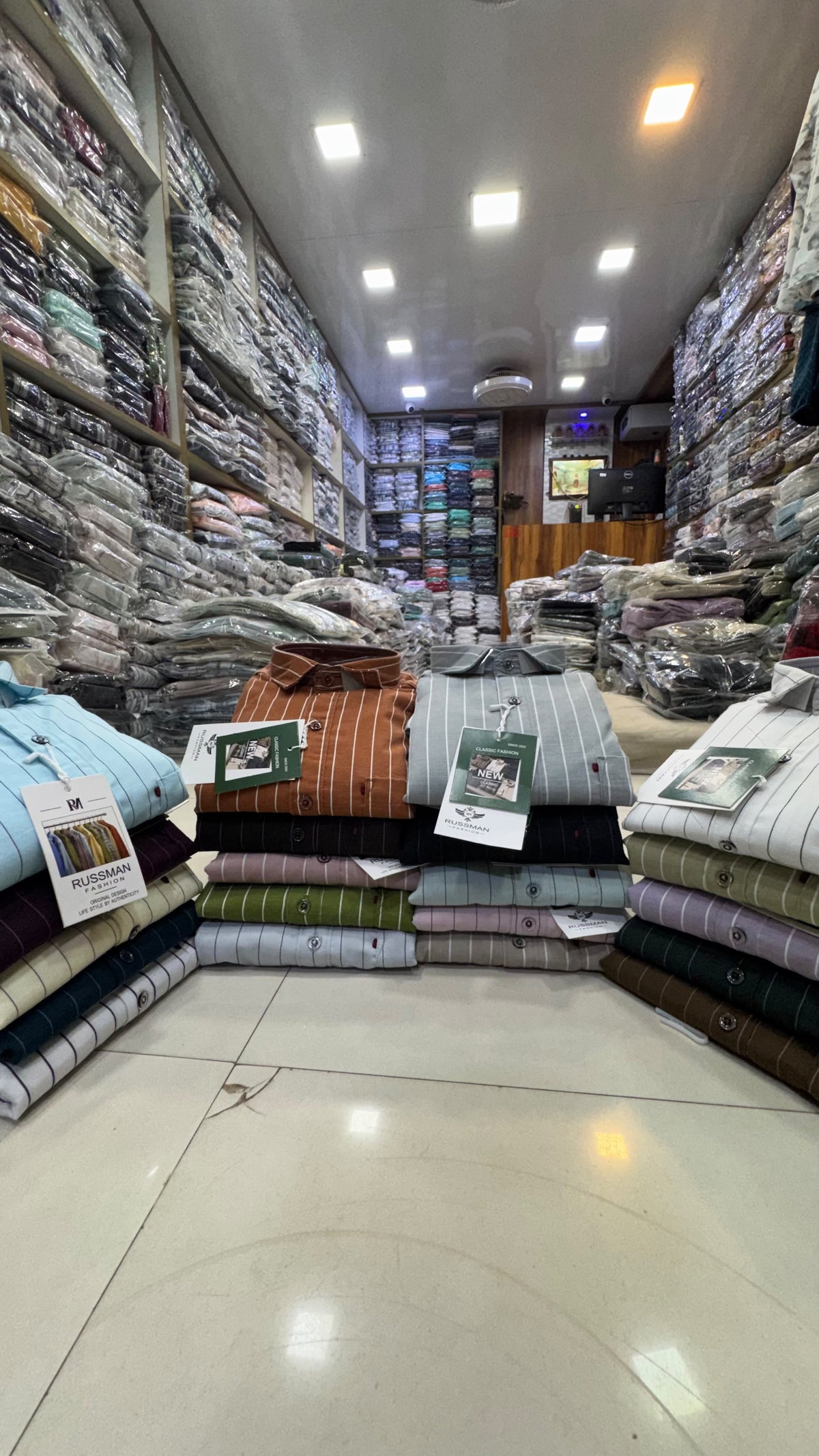 (Combo of 3) Viscose Slob Premium RM Cotton Linen Stripes Shirt Rs. 1200