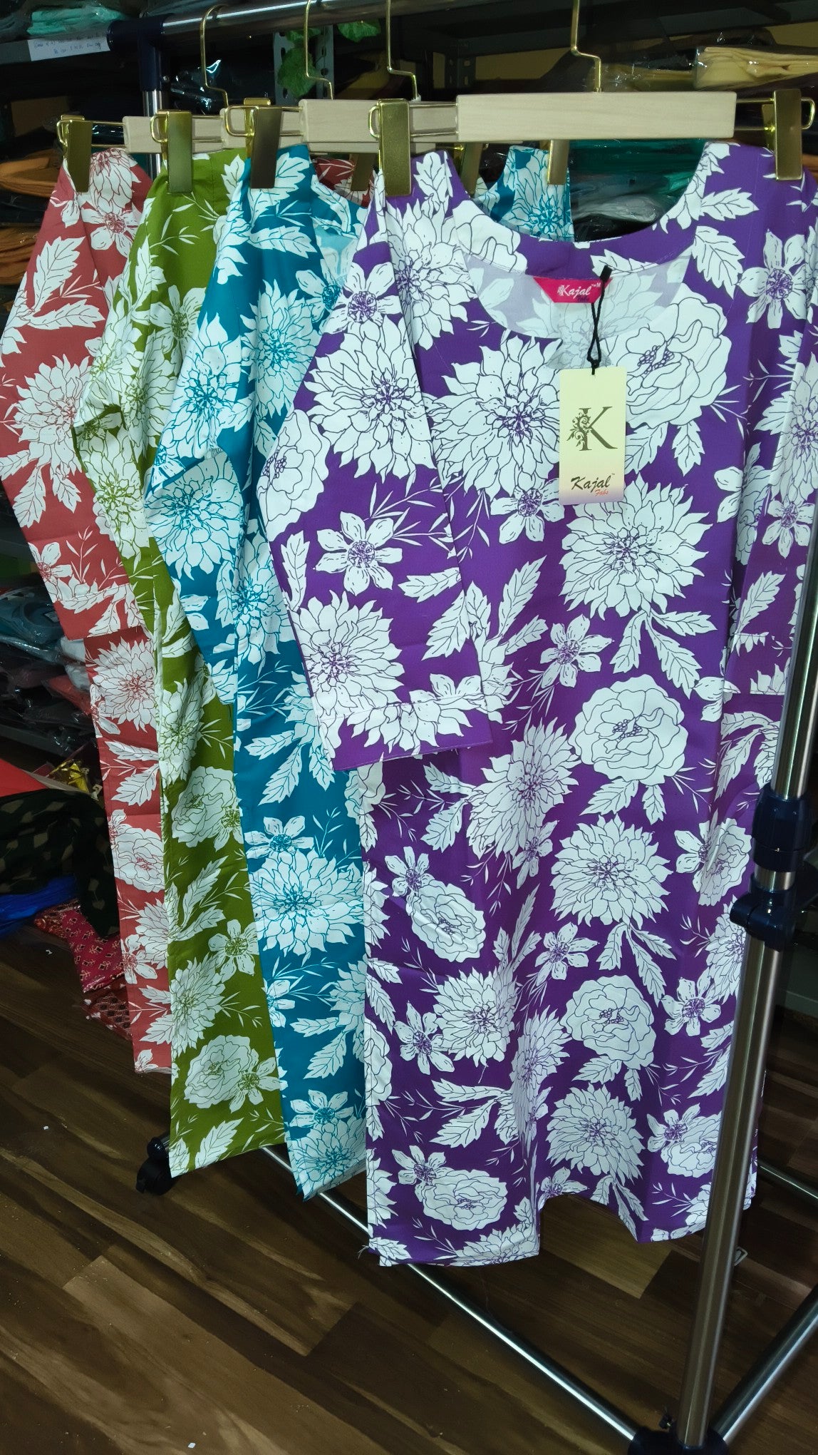 Pack of 4 Kajal Women A-line Design Kurthi TOP Only  Rs. 1000
