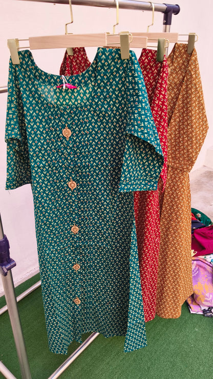 Pack of 2 Kajal Umbrella PureCotton Kurthi TOP Only Rs. 950