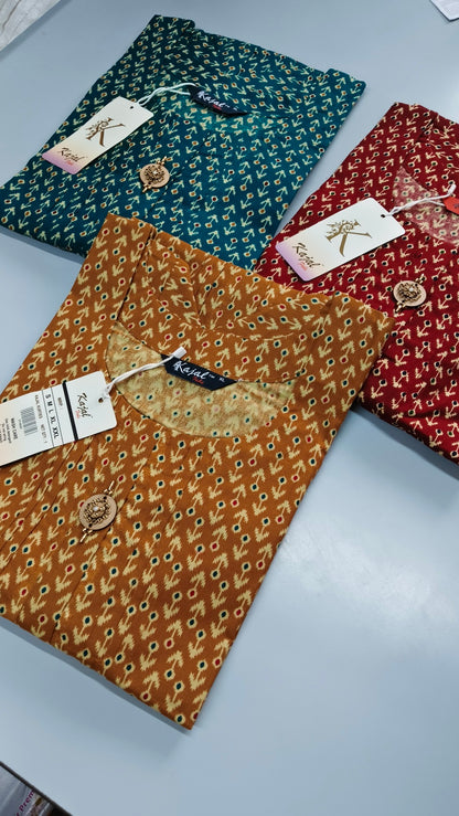Pack of 2 Kajal Umbrella PureCotton Kurthi TOP Only Rs. 950