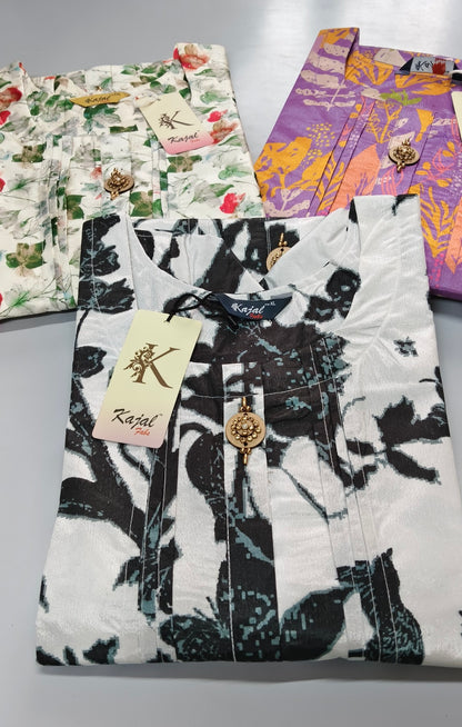 Pack of 2 Kajal Umbrella Fancy Desing Kurthi TOP Only Rs. 950