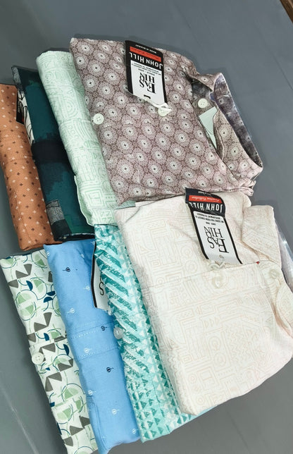 (Combo of 3) JohnHill Pure Cotton Trending Printed Shirt Rs. 900