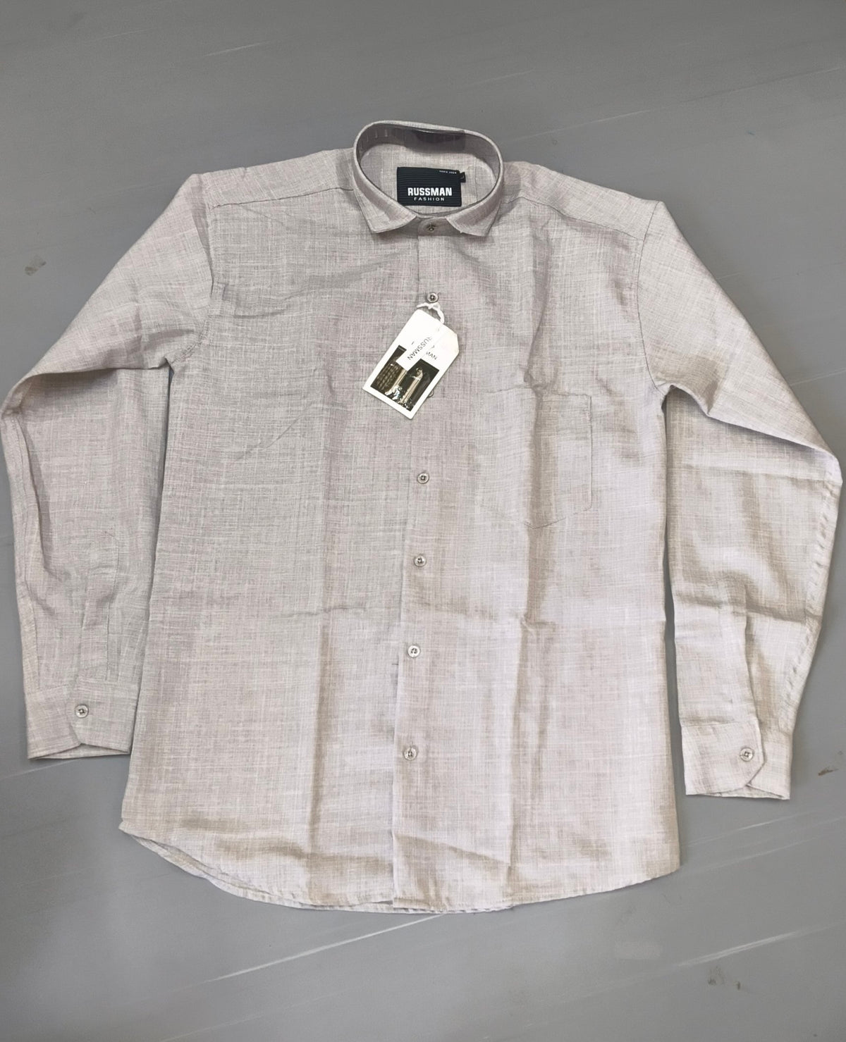 (Combo of 3) CK&Russman Linen Korean Fancy Plain Shirt Rs.1100