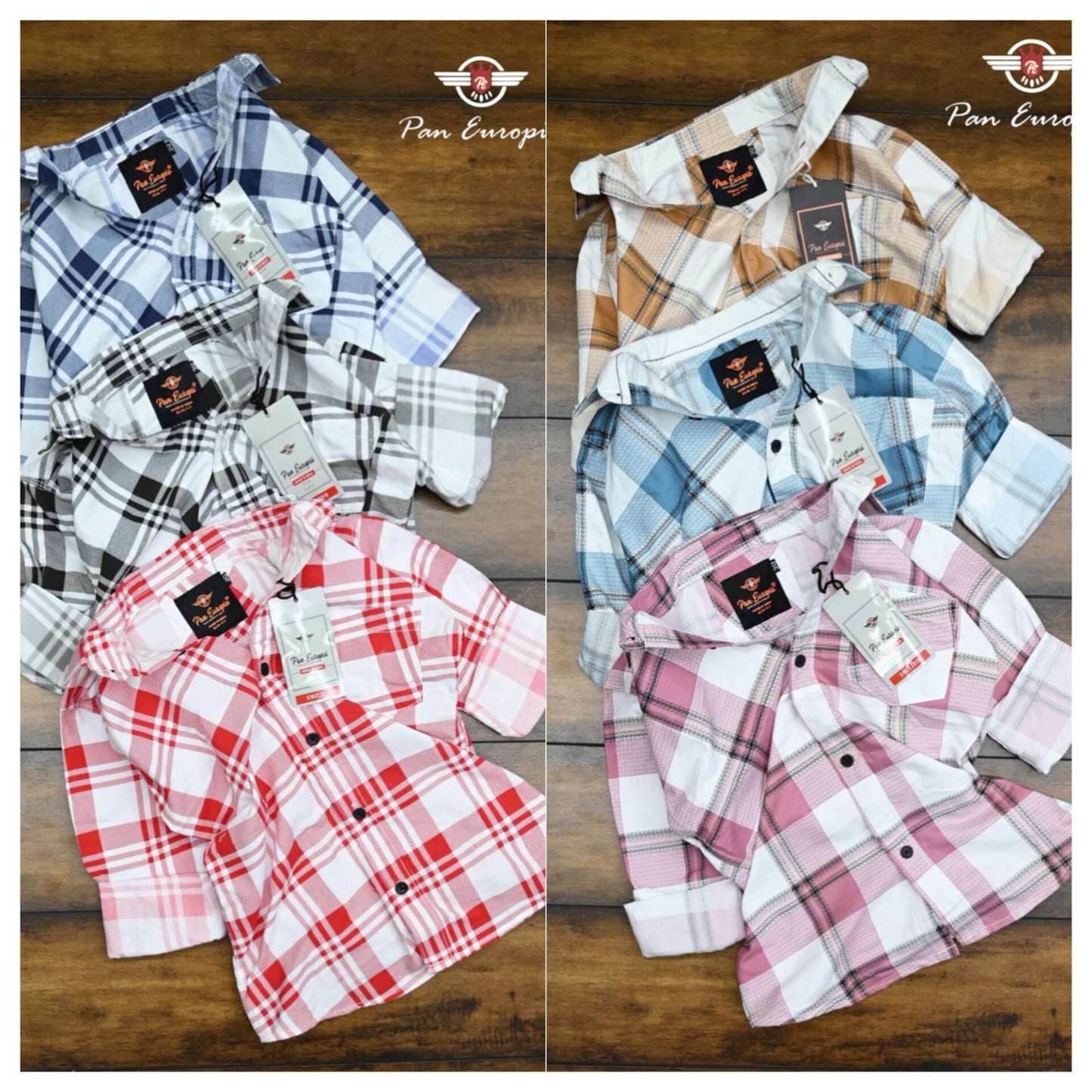 (Combo of 4)2XL to 3XL RB Primium Cotton Checked Shirt Rs. 1099