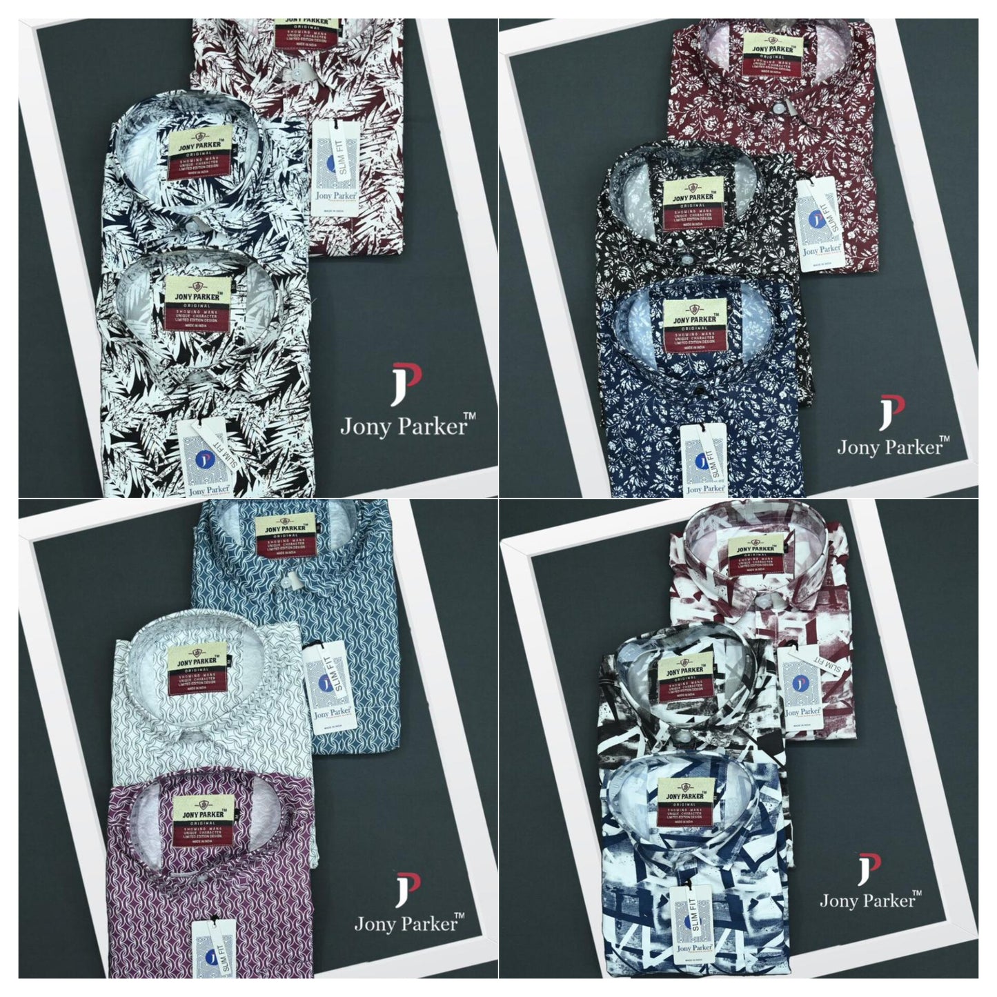 (Combo of 4) Johny Parker Premium Printed Shirt Rs. 999