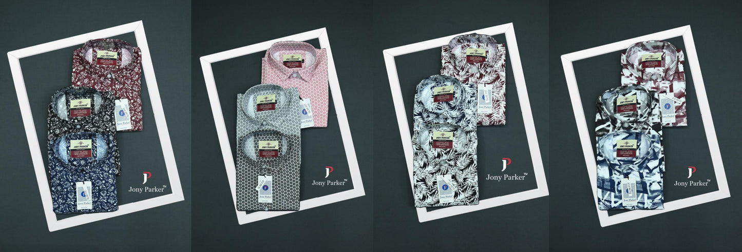 (Combo of 4) Johny Parker Premium Printed Shirt Rs. 999