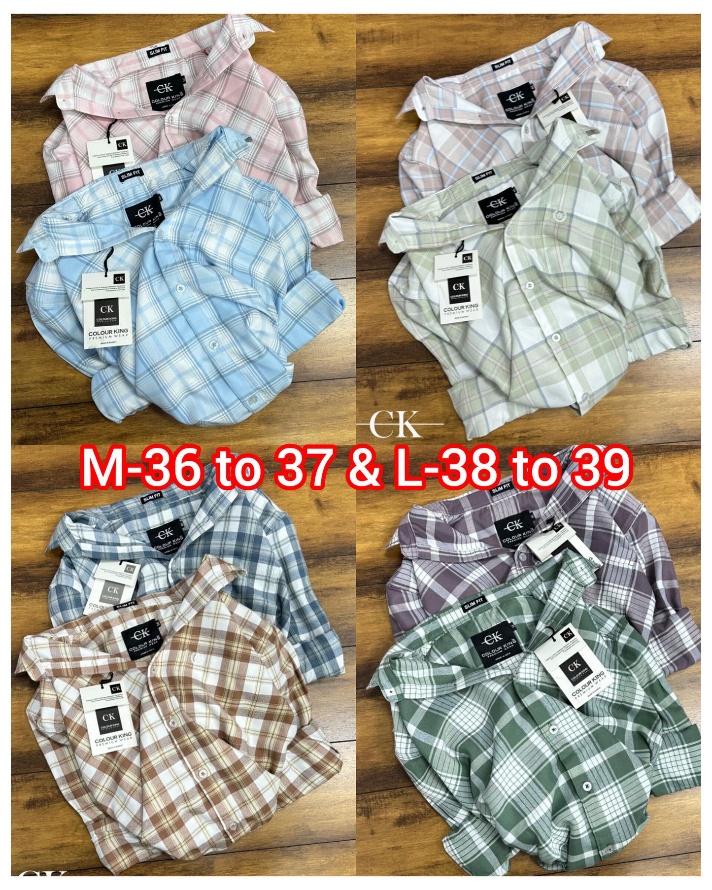 (Combo of 3) CK Oxford Grapes Cotton Checked Shirt Rs.1099