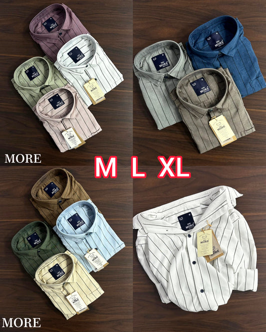 (Combo of 3) RMI MORE Linen Stripes Dobby Shirt Rs.1099