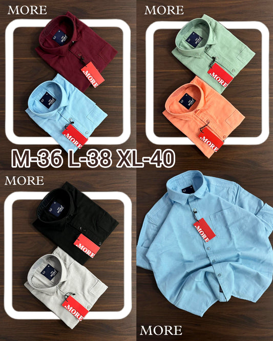 (Combo of 3) RMI MORE Plain Pure Cotton Shirt Rs.1050