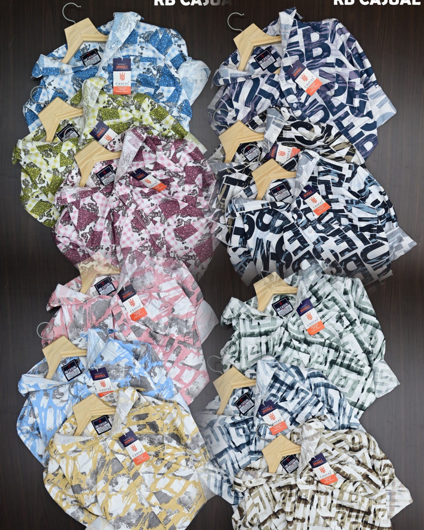 (Combo of 4) RB Grand Design Cotton Printed  Shirts Rs. 999 Only