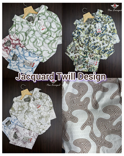 (Combo of 3) Pan Emporia Jacquard Design Printed Shirt Rs.900