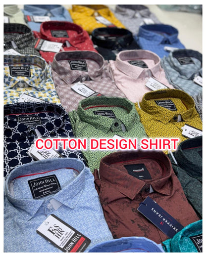 (Combo of 3) JohnHill Pure Cotton Trending Printed Shirt Rs. 900