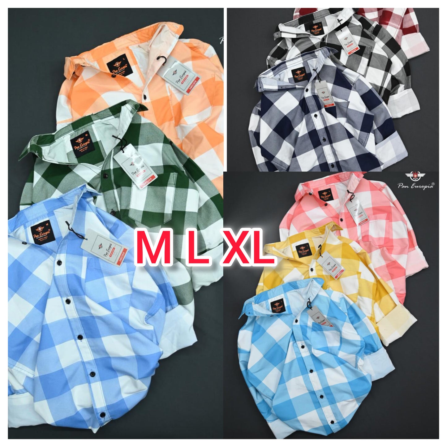 (Combo of 4) RB Bright Color Checked Shirts Rs. 999