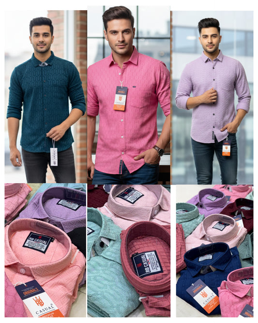 (Combo of 3)RB Popcorn Design Shirt Rs.999