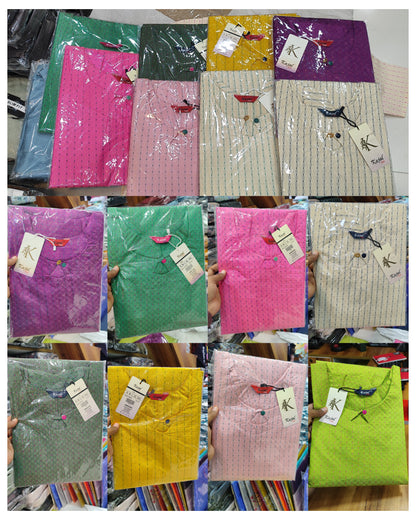 Pack of 4 Kajal Women A-line Design Kurthi TOP Only  Rs. 1000