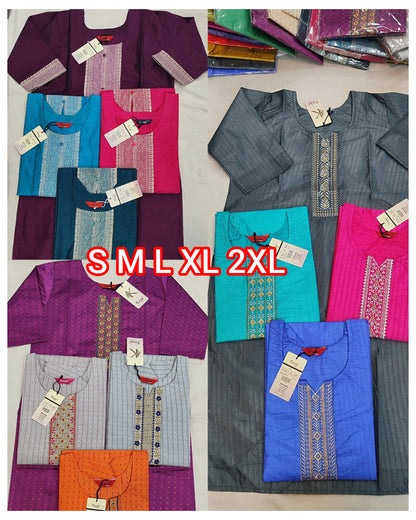 Pack of 4 Kajal Women A-line Design Kurthi TOP Only  Rs. 1000
