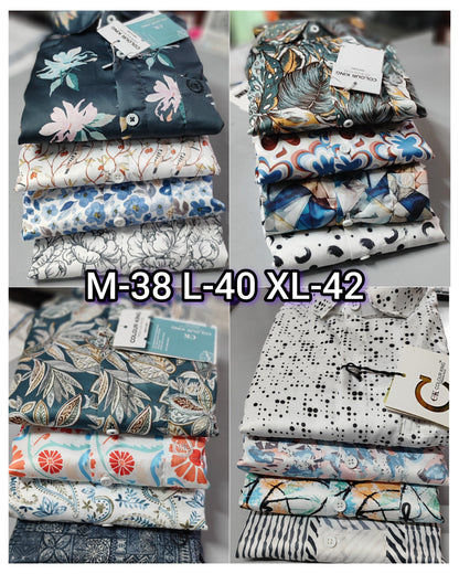 (Combo of 3)CK Import Sartin Digital Soft Printed Shirt Rs. 1050