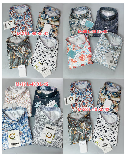 (Combo of 3)CK Import Sartin Digital Soft Printed Shirt Rs. 1050