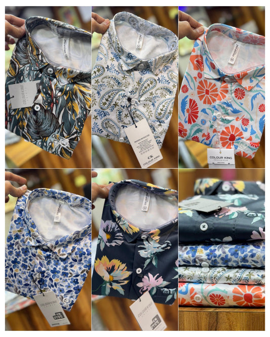 (Combo of 3)CK Import Sartin Digital Soft Printed Shirt Rs. 1050