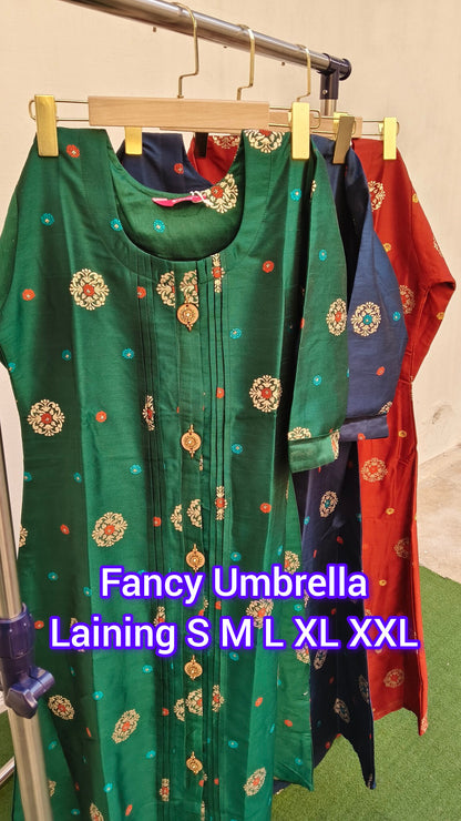 Pack of 2 Kajal Umbrella Silk Desing Kurthi TOP Only Rs. 950