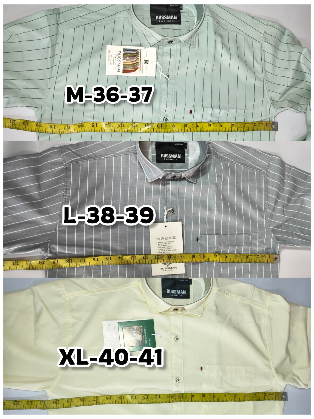 (Combo of 3) Viscose Premium RM Pure Cotton Linen Plain Shirt Rs. 1200