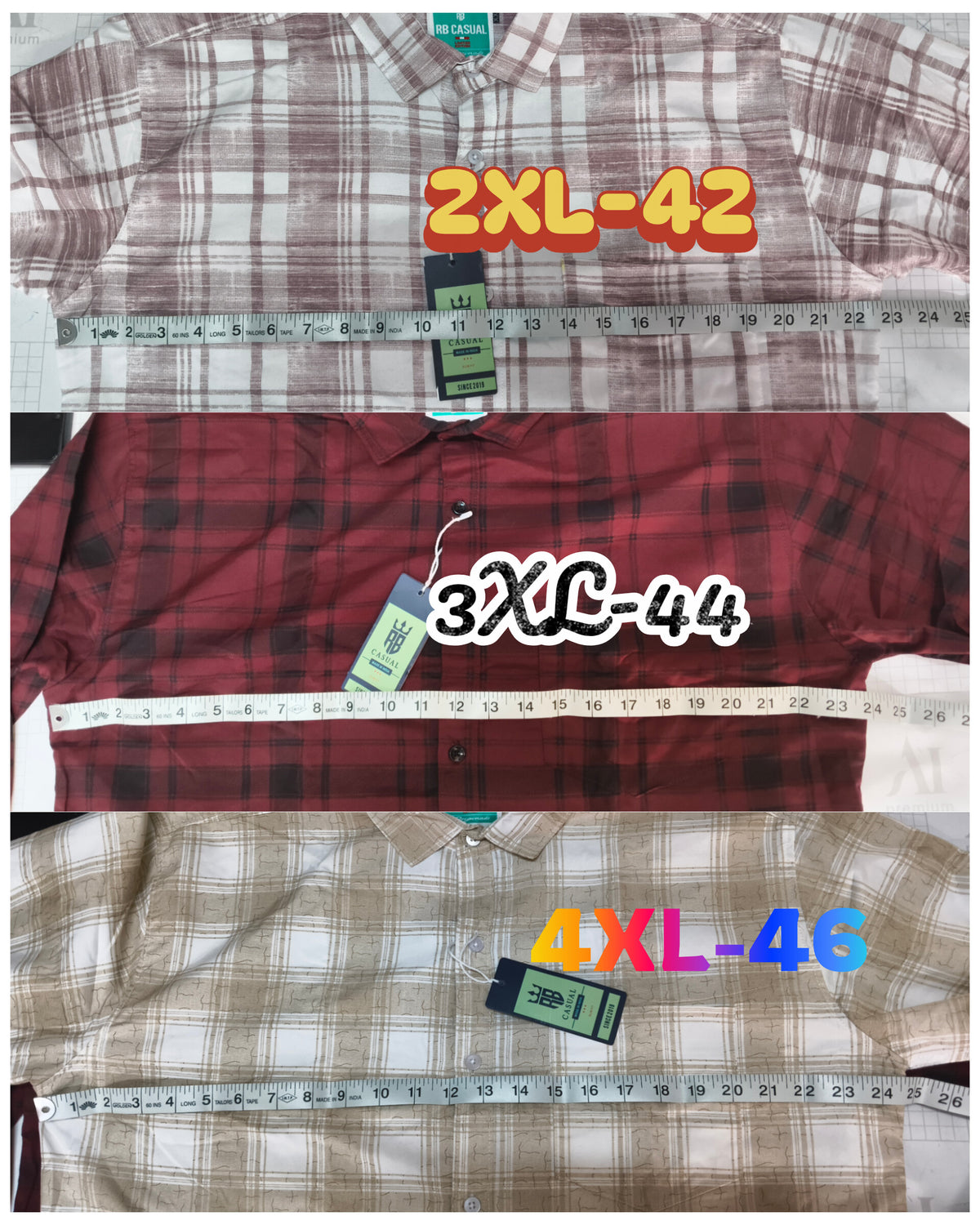 (Combo of 4) RBCasual Printed Design Only Laffer Cotton Shirts Rs. 1000