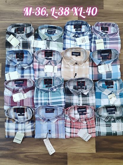 (Combo of 4) Primium Unveiled Checked Shirt Rs. 999