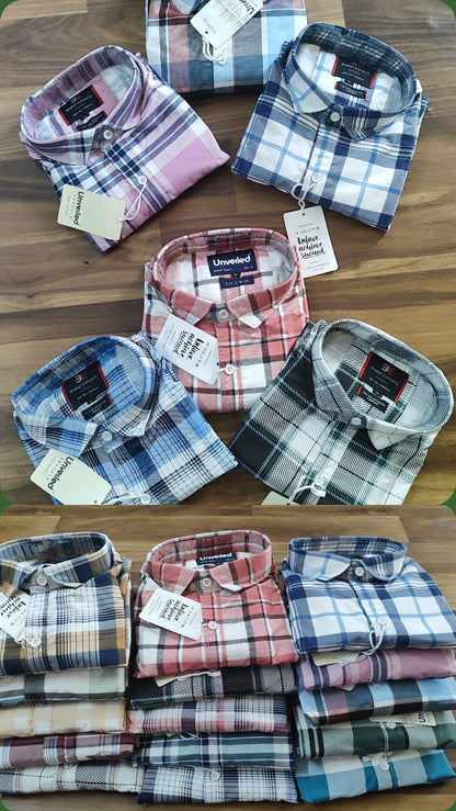 (Combo of 4) Primium Unveiled Checked Shirt Rs. 999