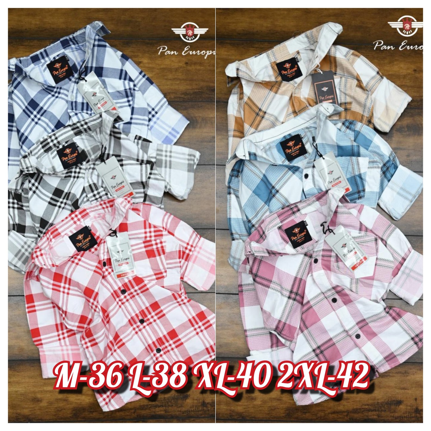 (Combo of 4) RB Colour Cotton Checked Shirts Rs. 999 Only