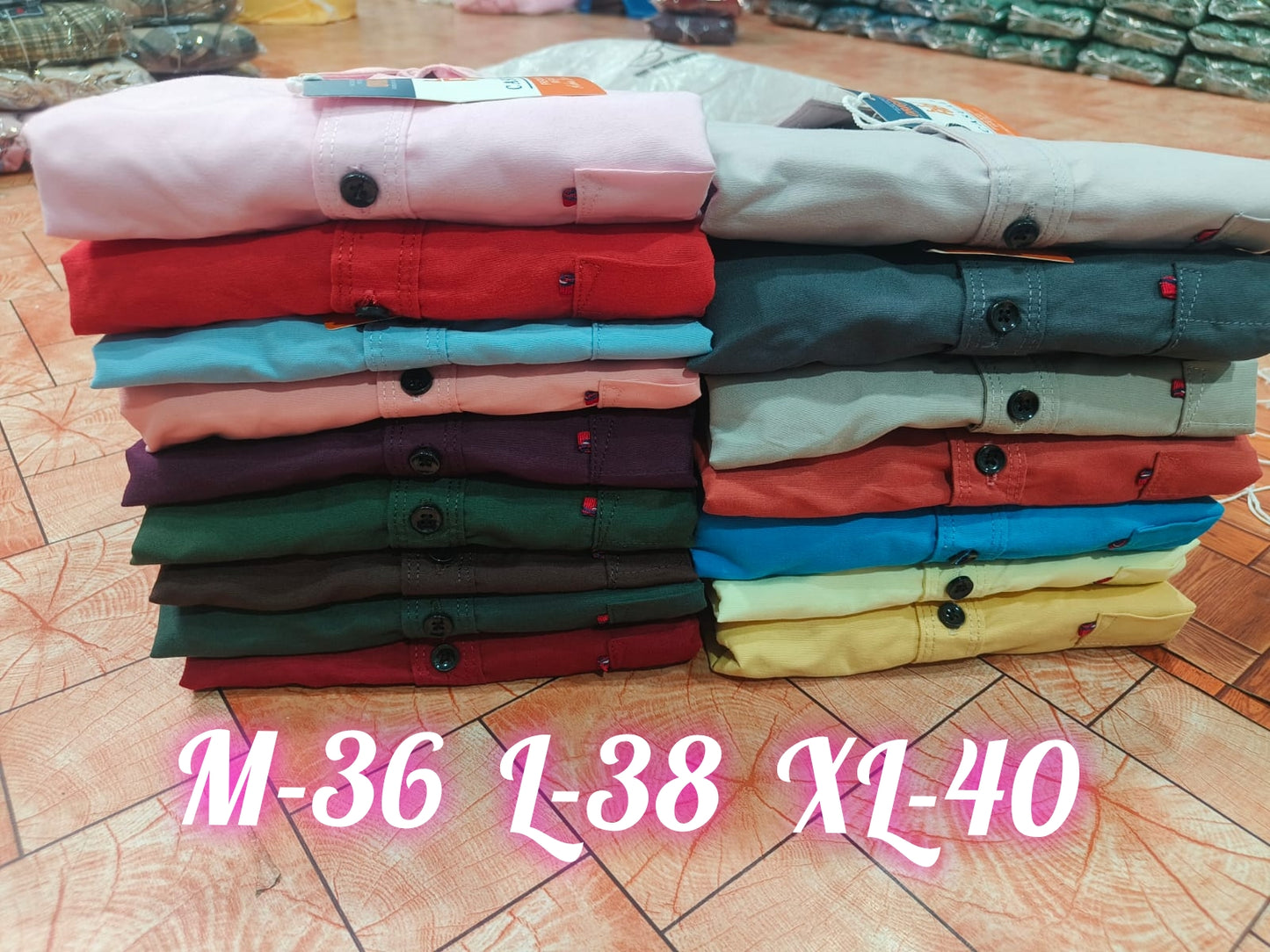 Combo of 4 Unveiled Cotton Primium Plain shirt Rs. 999