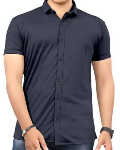 (Combo of 5+1) Plain Half Hand Lycra Shirts with Pocket Regular Fit Rs. 999 + Get Free 1 Shirt